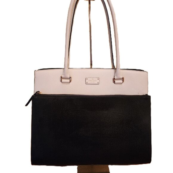 Kate Spade NY Grove Street Black Leather Tote Bag